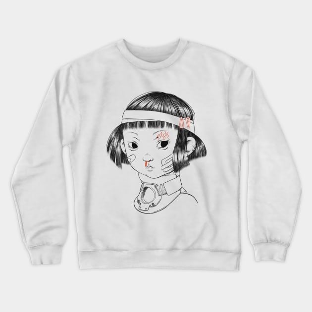 Black Eyes Crewneck Sweatshirt by Fashion Monster House